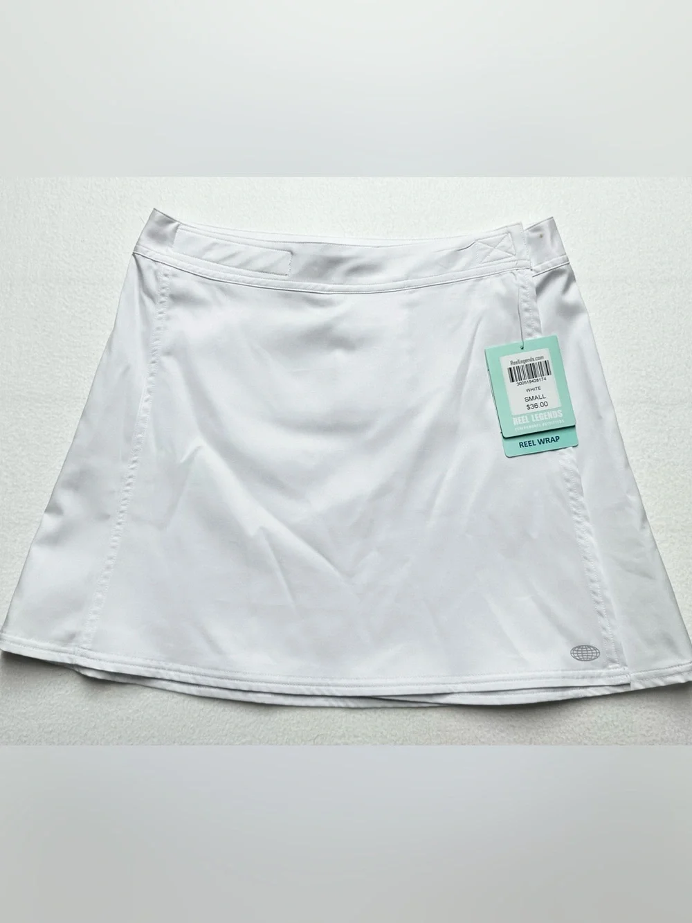 Reel Legends Wrap Skirt • Small • White Velcro Performance Outdoor